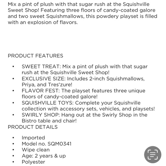 Squishmallows Squishvile 11” Sweet Shop - Picture 5 of 5